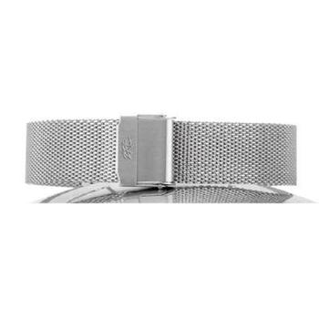 Elegant rosaforgyldt mesh lænke med skyde spænde, 18 mm